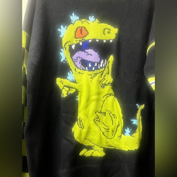 🆕 Dolls Kills Rugrats Reptar Oversized Sweater Medium 90’s Nostalgia - Picture 3 of 6